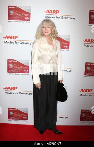 Blythe Danner au niveau des arrivées de l'AARP Magazine's 17th Annual les films pour adultes Prix, Beverly Wilshire Hotel, Los Angeles, CA le 5 février 2018. Photo par : Priscilla Grant/Everett Collection Banque D'Images