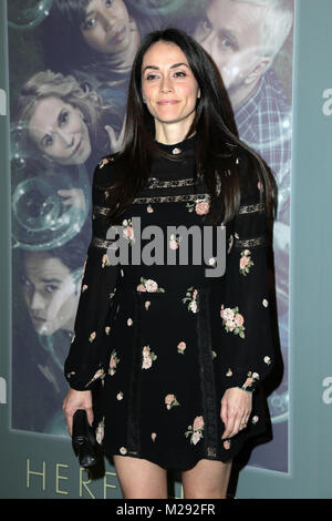 Los Angeles, CA, USA. 05 févr., 2018. Fernanda Andrade à l'Ici et maintenant en première mondiale au Los Angeles Lot DGA le 5 février 2018 à Los Angeles, Californie. Crédit : David Edwards/media/Alamy Punch Live News Banque D'Images
