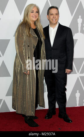 Beverly Hills, CA, USA. 5e Février, 2018. 05 février 2018 - Los Angeles, Californie - Darla K. Anderson et Lee Unkrich. 90Th Annual Oscars nominés Déjeuner au Beverly Hilton Hotel à Beverly Hills. Photo Credit : Crédit : AdMedia AdMedia/ZUMA/Alamy Fil Live News Banque D'Images