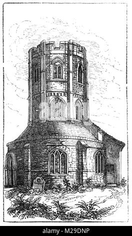 L'église du Saint-Sépulcre, universellement connu comme l'église Ronde, est une église anglicane de la ville de Cambridge, en Angleterre. Il a été construit autour de 1130, sa forme d'être inspiré par la rotonde de l'église du Saint-Sépulcre de Jérusalem. Il a été construit par la Fraternité du Saint Sépulcre, qui étaient probablement un groupe d'Austin chanoines. Banque D'Images