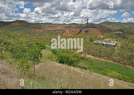 La mine d'or à Mount Morgan dans le Queensland en Australie Banque D'Images