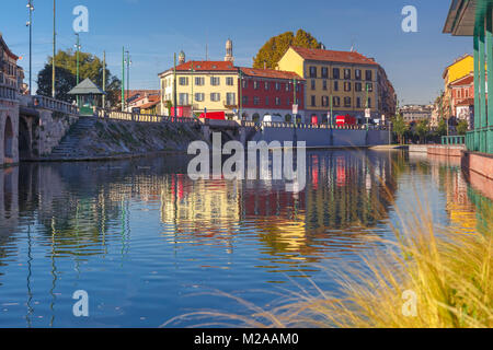 Darsena de Milan, Lombardie, Italie Banque D'Images