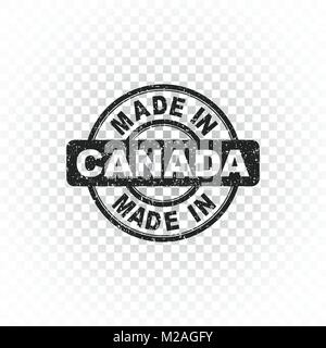 En fait des timbres du Canada. Vector illustration sur fond isolé Illustration de Vecteur