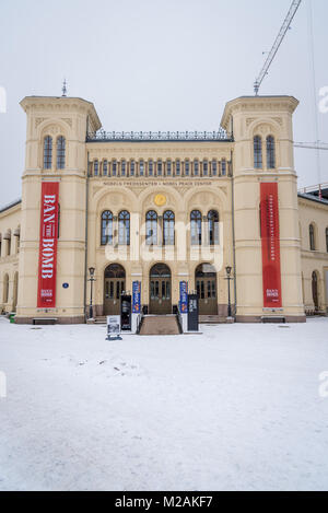 Le Centre Nobel de la paix, Oslo, Norvège Banque D'Images