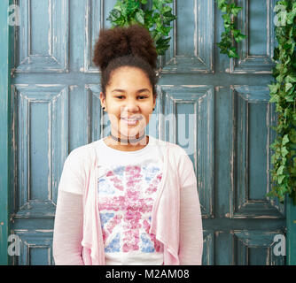 Portrait de jeune fille africaine Banque D'Images