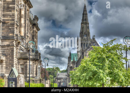 La cathédrale de Glasgow Banque D'Images