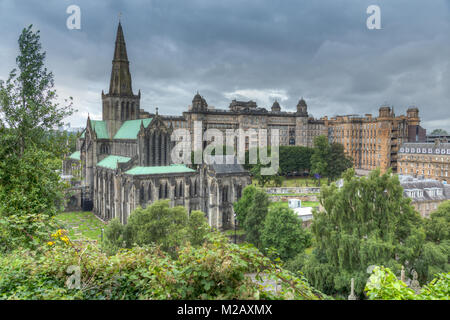 La cathédrale de Glasgow Banque D'Images