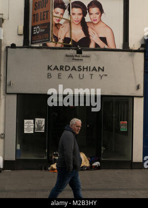 Pas tant de beauté Kardashian Banque D'Images