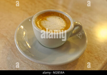 Café cortado en Espagne Banque D'Images