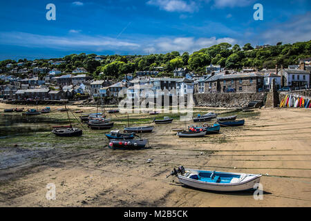 Port Mousehole dans l'été Banque D'Images