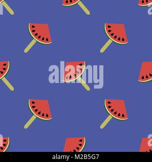 Tranche de melon frais motif transparent Illustration de Vecteur