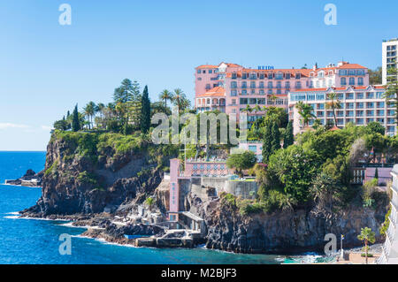 Madère PORTUGAL MADEIRA le luxe de l'hôtel Belmond Reid Reid's Palace hotel baie de Funchal Madeira portugal Europe de l'UE Banque D'Images