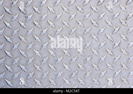 Heavy Iron diamond plate closeup texture abstrait bacground. Banque D'Images