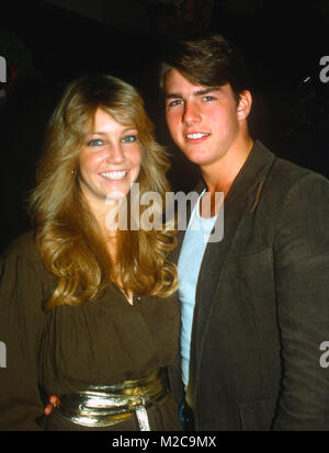 LOS ANGELES, CA - 10 janvier : (L-R) Heather Locklear actrice et acteur Tom Cruise assister à l 'Entertainment Tonight' 100e épisode de célébrations au Restaurant Su Ling le 10 janvier 1982 à Los Angeles, Californie. Photo de Barry King/Alamy Stock Photo Banque D'Images