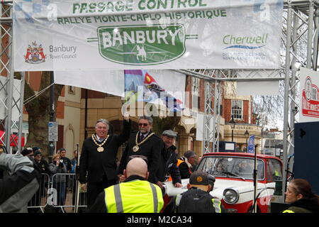 Rallye de Monte Carlo 2018 Banbury Banque D'Images