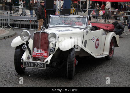 Rallye de Monte Carlo 2018 Banbury Banque D'Images