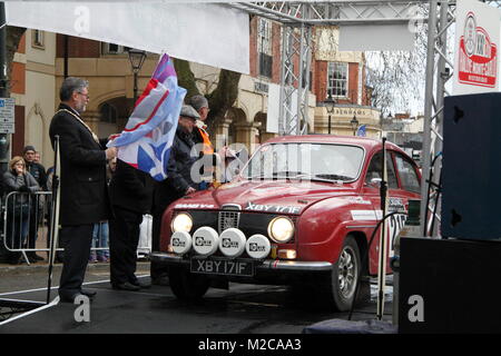 Rallye de Monte Carlo 2018 Banbury Banque D'Images