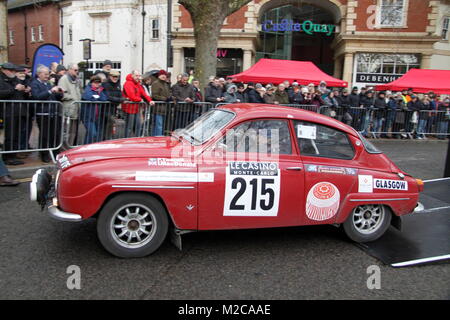 Rallye de Monte Carlo 2018 Banbury Banque D'Images