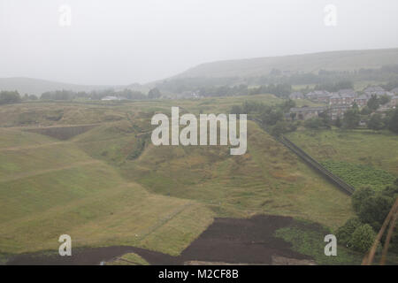 Marsden Moor & Réservoir Butterley Banque D'Images