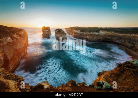 Loch Ard Gorge, Great Ocean Road, Victoria, Australie prises en 2015 Banque D'Images