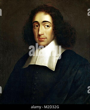 Baruch Spinoza, Benedito de Espinosa, (1632 - 1677) plus tard, Benoît de Spinoza était un philosophe néerlandais Banque D'Images