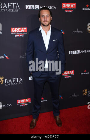 Assister à des célébrités de Los Angeles BAFTA Tea Party 2018 à la saison Quatre Los Angeles at Beverly Hills. Avec : Ben Robson Où : Los Angeles, California, United States Quand : 06 Jan 2018 Crédit : Brian à/WENN.com Banque D'Images