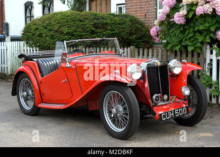 Vintage MG Banque D'Images