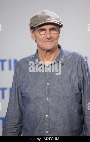 San Remo, Italie. 07Th Feb 2018. Sanremo, 68e Festival de la chanson italienne - Photocall James Taylor - James Taylor : Crédit Photo Agency indépendante/Alamy Live News Banque D'Images