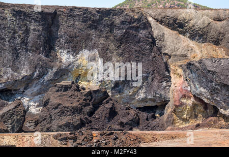 Des mines historiques de Rio Tinto dans la province de Huelva, Andalousie, Espagne Banque D'Images