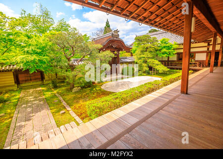Eikando Zenrin-ji jardin zen Banque D'Images