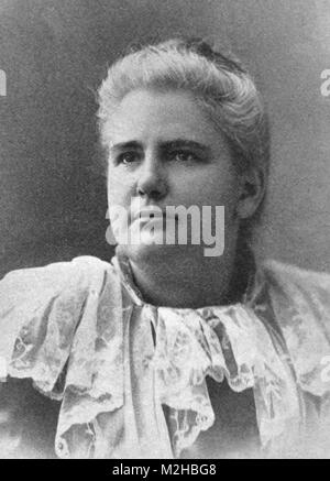 Anna Howard Shaw (1847 - 1919) leader du mouvement pour le suffrage des femmes aux États-Unis Banque D'Images