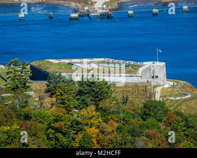 Ft Knox, Maine Banque D'Images