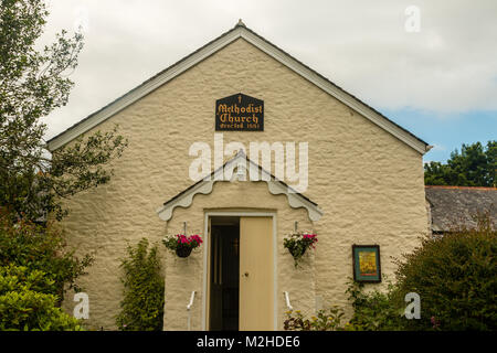 L'Église Méthodiste de Buckfast une chapelle méthodiste construit en 1881, dans le domaine de l'abbaye de Buckfast, Buckfast, près de Newton Abbot, Devon, Angleterre. Banque D'Images