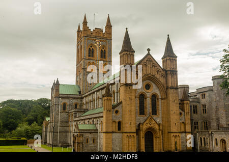 Abbaye de Buckfast un monastère bénédictin à Buckfast, près de Newton Abbot, Devon, Angleterre. Banque D'Images