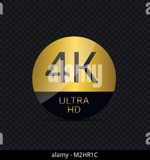 4 K Ultra HD Illustration de Vecteur