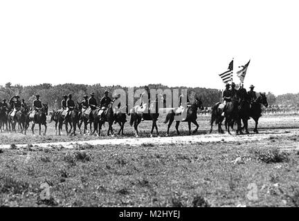 Des soldats Buffalo, 9e régiment de cavalerie, 1941 Banque D'Images