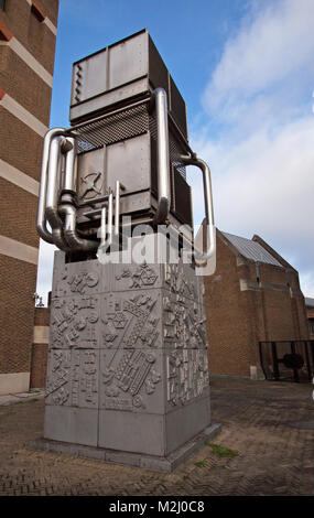 Eduardo Paolozzi couvercle de l'arbre de ventilation, Lupus Street, Pimlico, Londres, Angleterre Banque D'Images