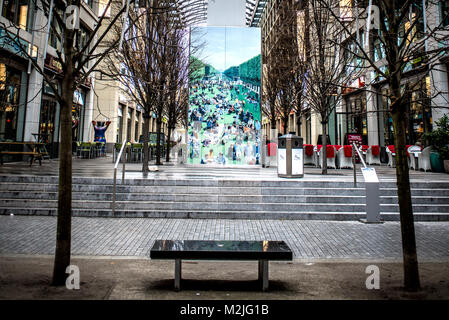 La visite de la capitale de l'Allemagne réunifiée, la belle ville de Berlin Banque D'Images