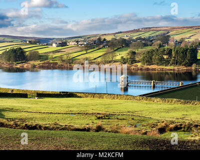 Haworth Cemetery à Stanbury près de Haworth West Yorkshire Angleterre Banque D'Images