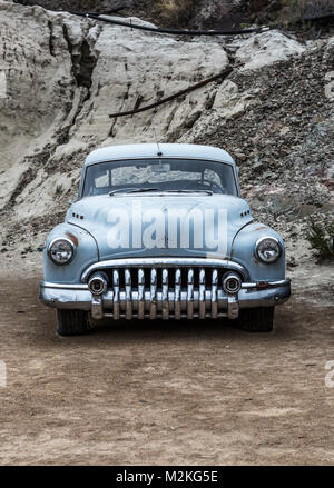 NELSON , USA - 10 juin : Vieille voiture rouillée dans Nelson Nevada ville fantôme le 10 Juin ,2015 Banque D'Images