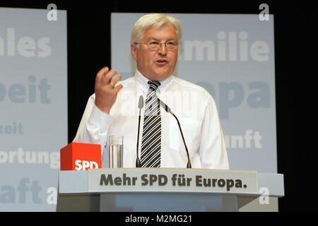 Frank-Walter Steinmeier beim Wahlkampfauftakt der SPD zur Europawahl am 08.05.2009 im Palladium à Köln Banque D'Images