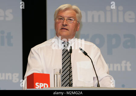 Frank-Walter Steinmeier beim Wahlkampfauftakt der SPD zur Europawahl am 08.05.2009 im Palladium à Köln Banque D'Images