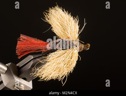 Houn de basse - pas de crochet : ring-eye bass hook. Format No.2 Banque D'Images