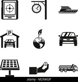 Kit de positionnement, le style simple Illustration de Vecteur