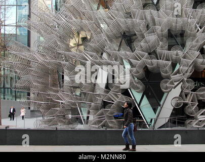 Londres, Royaume-Uni - 1 avril, 2016 : 'Forever Bicycles', le travail d'Ai Weiwei Banque D'Images