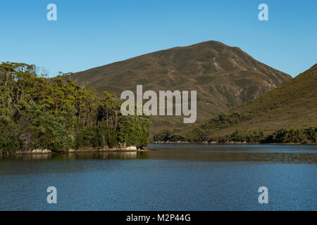 Voir dans le port de Bathurst, Tasmanie, Australie Banque D'Images