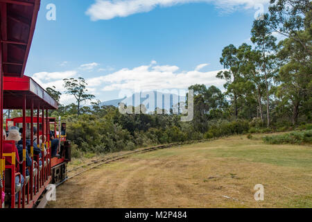 Ida Train du patrimoine, de l'Ida Bay, Tasmanie, Australie Banque D'Images