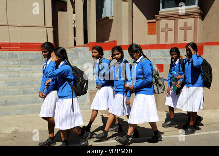 L'église St Francis Xavier Hill Country Nuwara Eliya Sri Lanka Province Central School Girls Banque D'Images