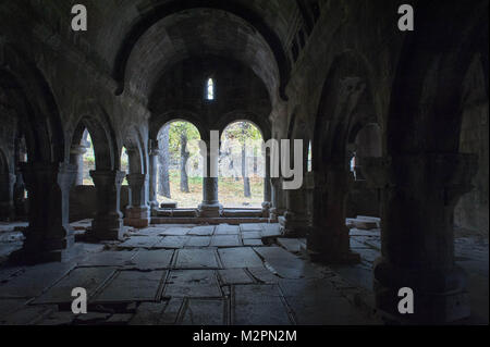 Haghbat et de Sanahin est un complexe monastique arménienne fondée au 10e siècle dans la province de Lori Arménie. figurant sur la liste du patrimoine mondial. Banque D'Images