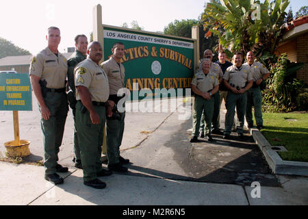 Los Angeles County Sheriff's Dept tactiques et par centre de formation en survie # PACOM Banque D'Images